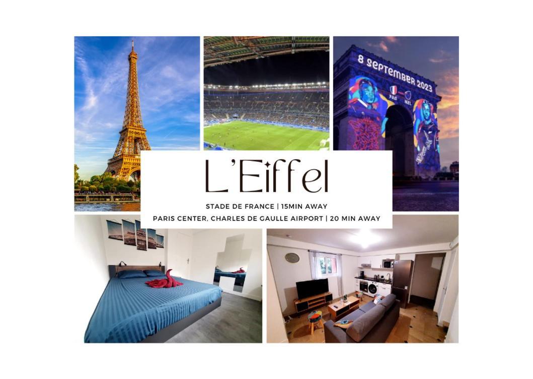 Appartement L'Eiffel - Self Checking, 20Min From Paris à Drancy Extérieur photo